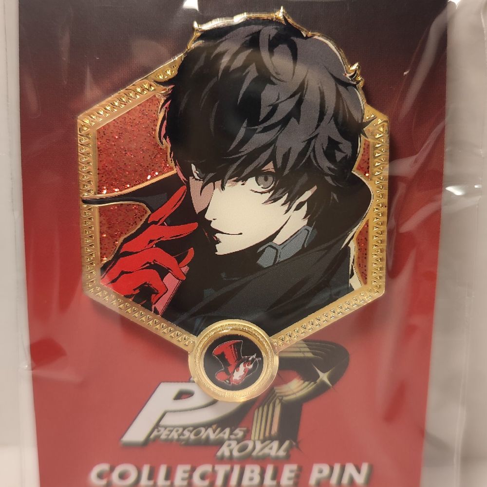 Persona 5 Royal Joker All Out Attack Enamel Pin Official Atlus Badge Emblem